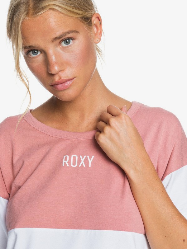 1 Come Into My Life - T-Shirt für Frauen Rosa ERJZT05018 Roxy