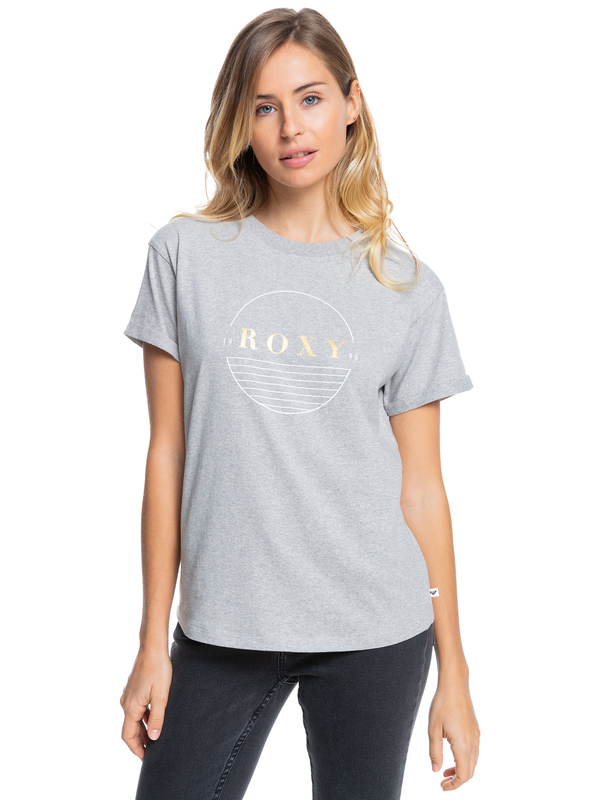0 Epic Afternoon - Organic T-Shirt for Women Grey ERJZT05122 Roxy