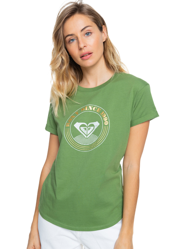 0 Epic Afternoon - Camiseta con tejido orgánico para Mujer Verde ERJZT05123 Roxy