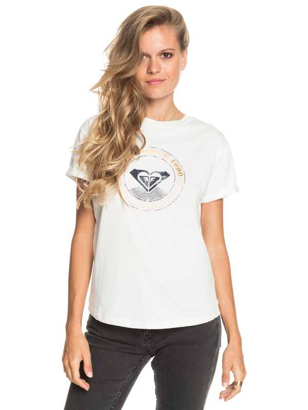 0 Epic Afternoon - Camiseta con tejido orgánico para Mujer Blanco ERJZT05123 Roxy