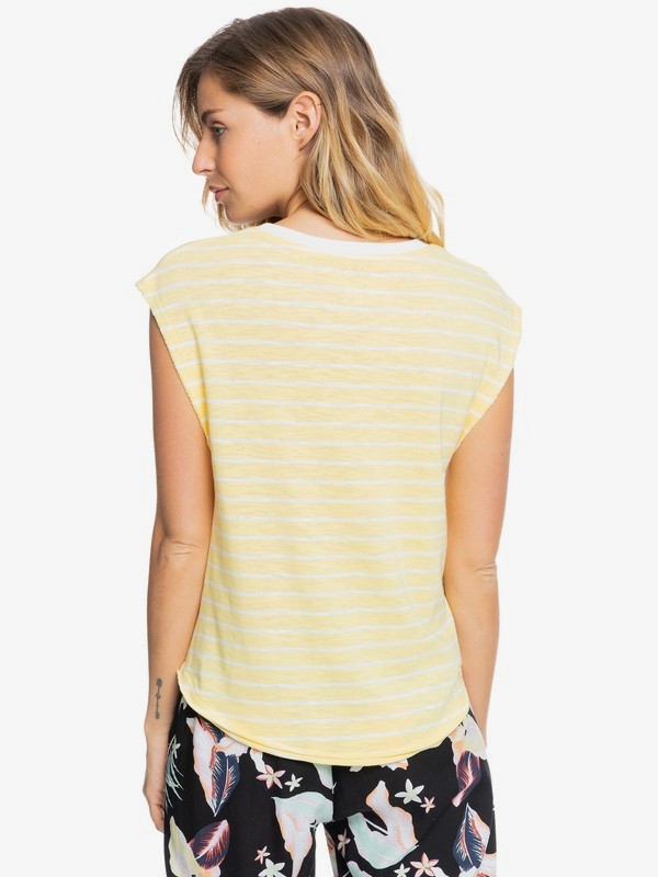 4 Good Eyes - Débardeur pour Femme Jaune ERJZT05125 Roxy