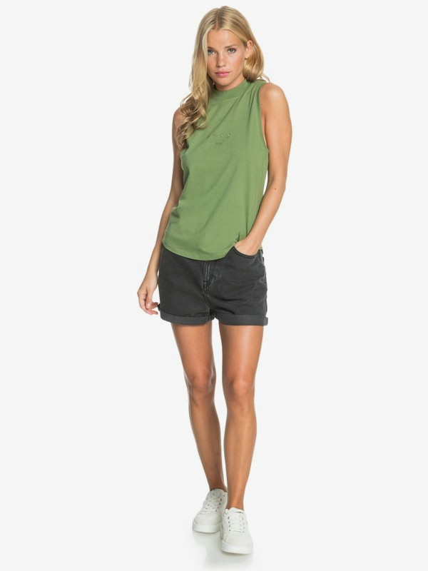 3 Finally Feel Good - Débardeur pour Femme Vert ERJZT05141 Roxy