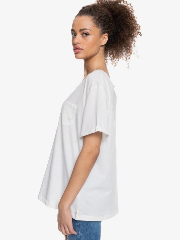 1 Playing Again - Camiseta para Mujer Blanco ERJZT05191 Roxy