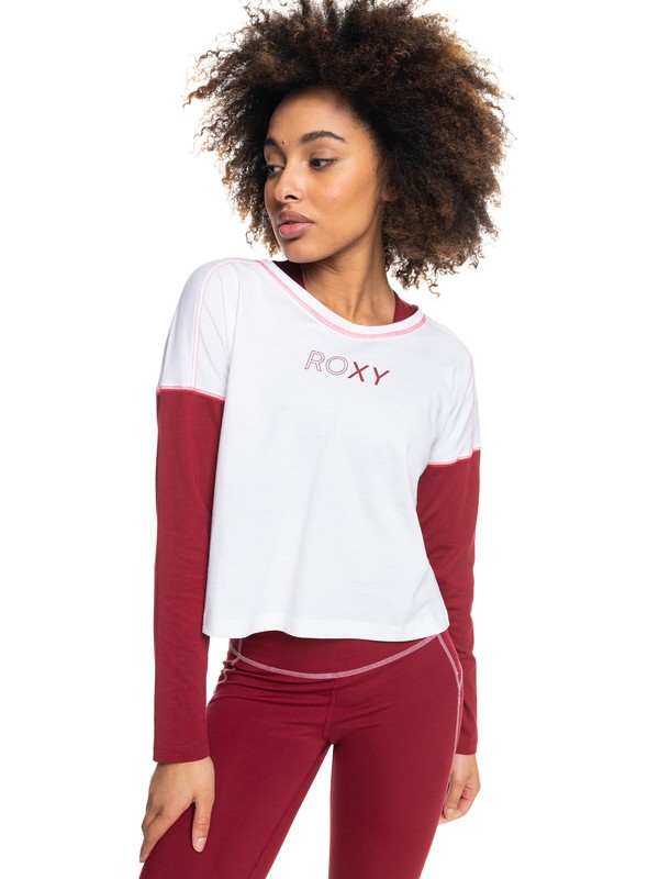 1 Soul Fever Blues - Long Sleeve Sports Top for Women  ERJZT05246 Roxy
