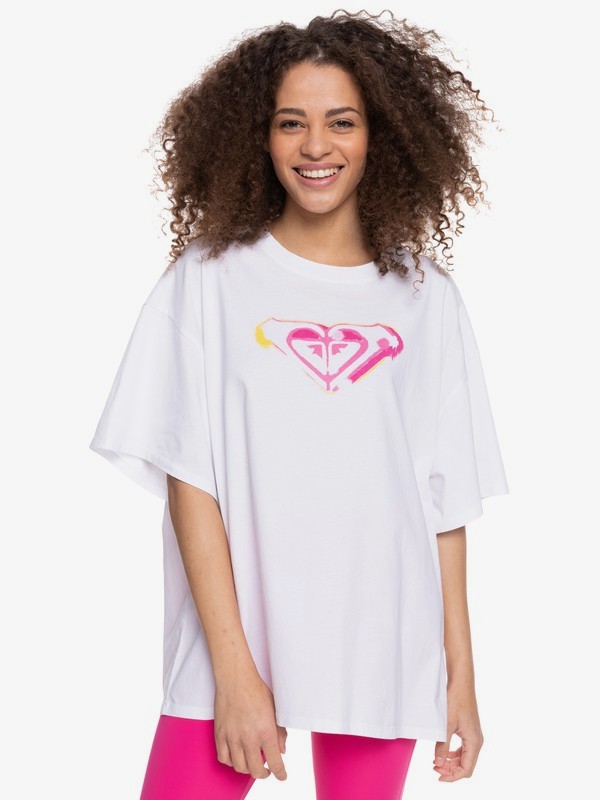 0 Kelia Fly Girl - Maglietta oversize da Donna  ERJZT05307 Roxy