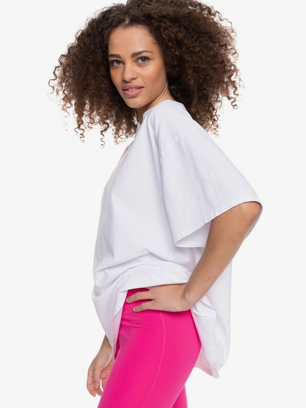 1 Kelia Fly Girl - Maglietta oversize da Donna  ERJZT05307 Roxy