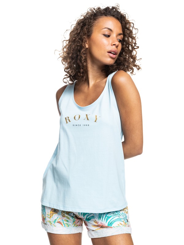 0 Closing Party - Tanktop für Frauen Blau ERJZT05322 Roxy