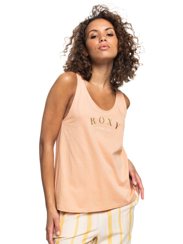 0 Closing Party - Tanktop für Frauen Braun ERJZT05322 Roxy
