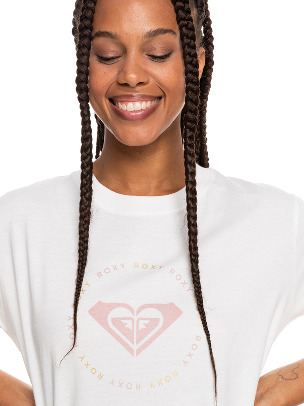 2 Epic Afternoon - Short Sleeve T-Shirt for Women White ERJZT05323 Roxy