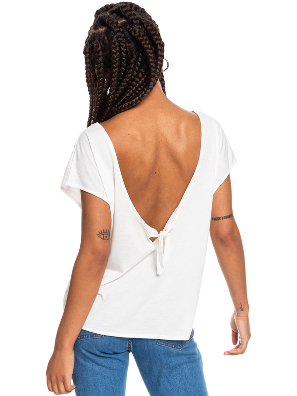 7 Women - T-Shirt für Frauen Weiss ERJZT05327 Roxy