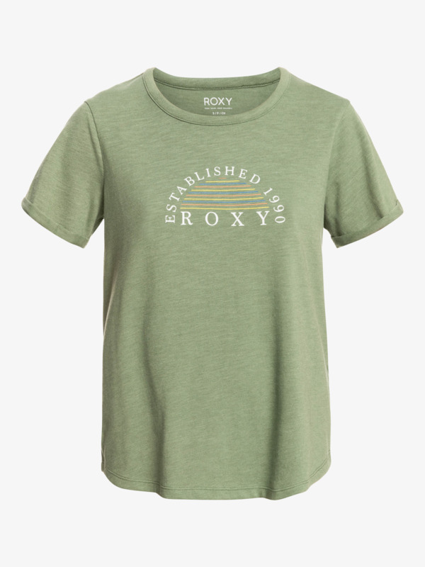 5 Oceanaholic - T-shirt manches courtes pour Femme Vert ERJZT05354 Roxy