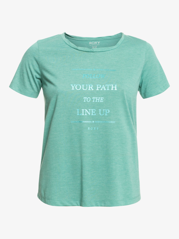 5 Chasing The Swell - Short Sleeve T-Shirt for Women Blue ERJZT05363 Roxy