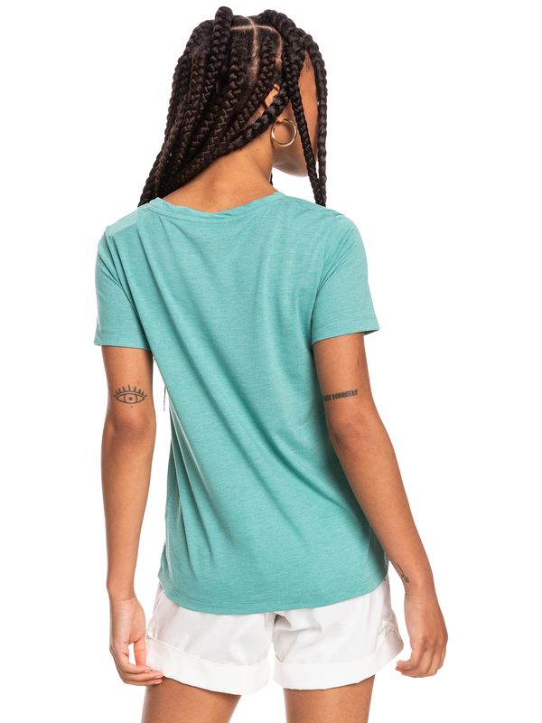 4 Chasing The Swell - Short Sleeve T-Shirt for Women Blue ERJZT05363 Roxy
