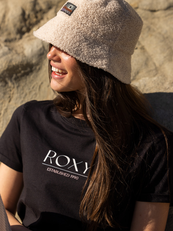 2 Noon Ocean - Camiseta Orgánica para Mujer Negro ERJZT05424 Roxy