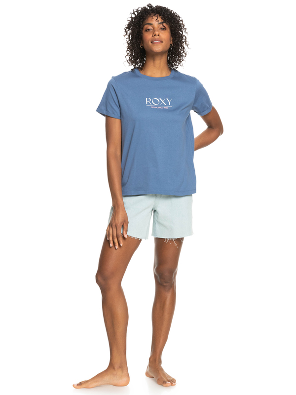 3 Noon Ocean - Organic T-Shirt for Women Blue ERJZT05424 Roxy