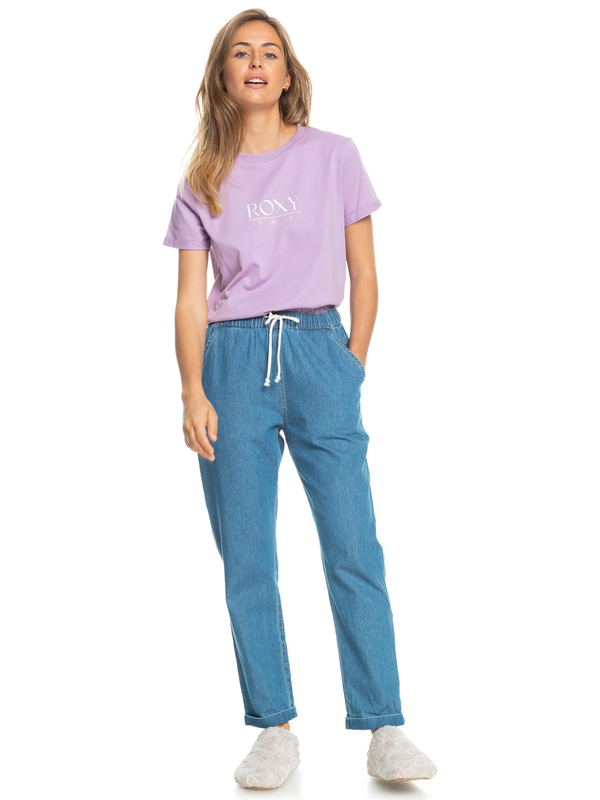 3 Noon Ocean - Organic T-Shirt for Women Purple ERJZT05424 Roxy