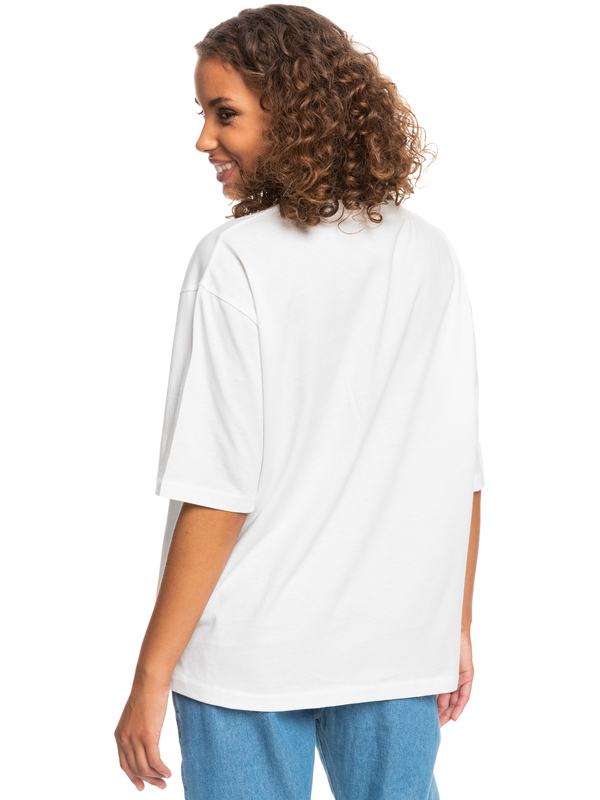 6 Wave Day - Bio-T-Shirt für Frauen Weiss ERJZT05426 Roxy
