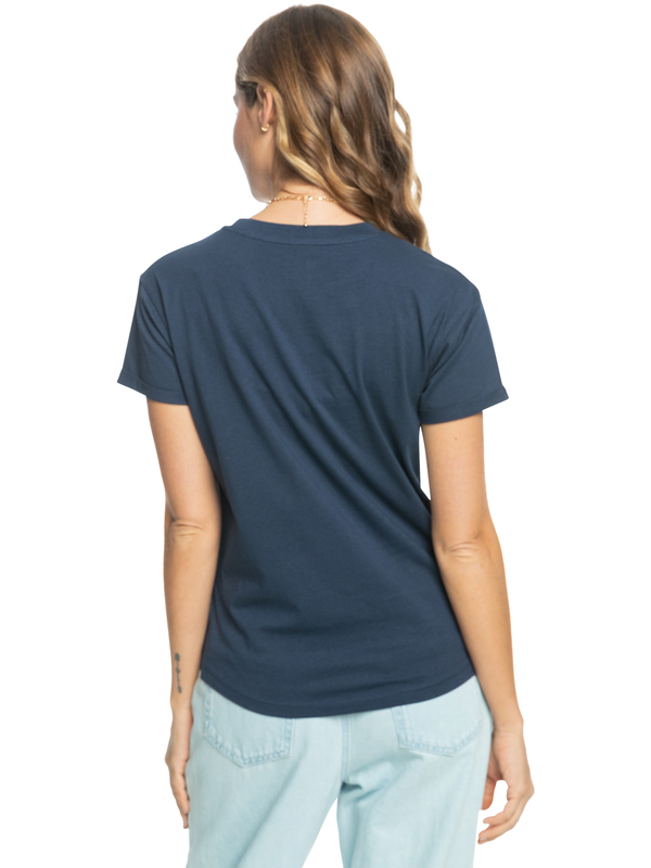 4 Sparkle Evening Flowers Square - Short Sleeves T-Shirt for Women  ERJZT05447 Roxy