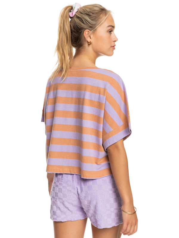 4 Stripy Sand - T-Shirt for Women Brown ERJZT05459 Roxy