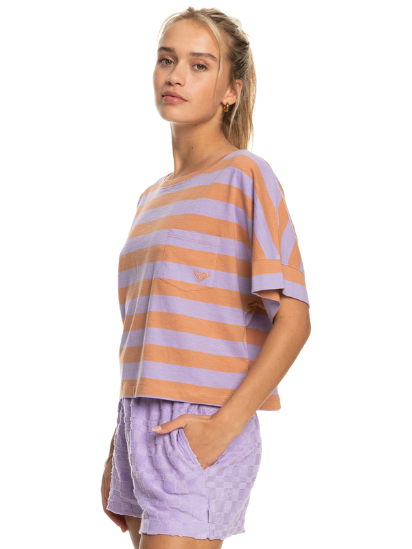 1 Stripy Sand - T-Shirt for Women Brown ERJZT05459 Roxy