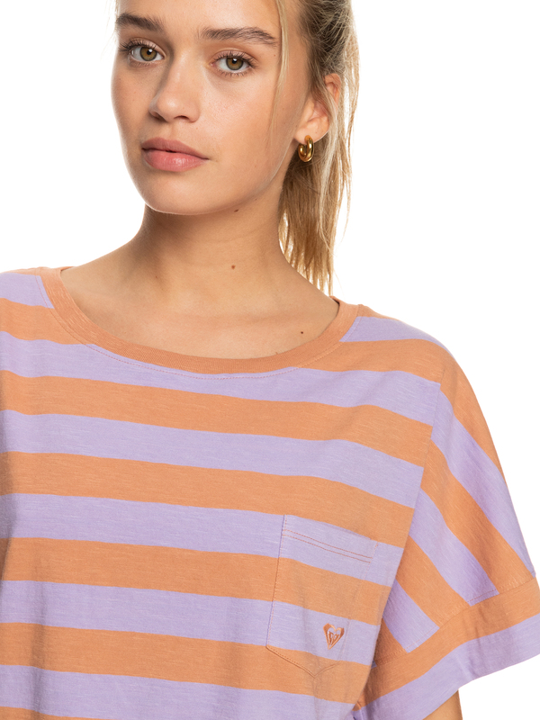 2 Stripy Sand - T-Shirt for Women Brown ERJZT05459 Roxy