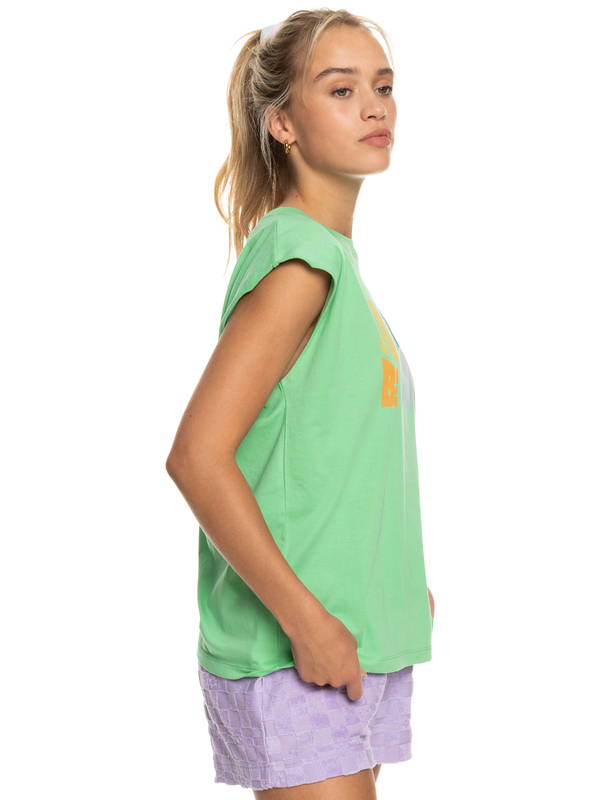 1 The Smell Of The Sea - Muscle T-Shirt for Women Green ERJZT05463 Roxy