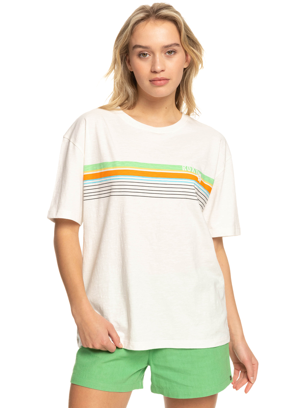 0 Vibrations Beach - T-shirt pour Femme Blanc ERJZT05466 Roxy