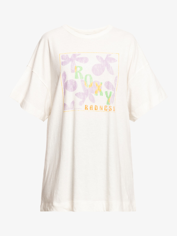 5 Sweet Flowers - Oversize Boyfriend-T-Shirt für Frauen Weiss ERJZT05469 Roxy