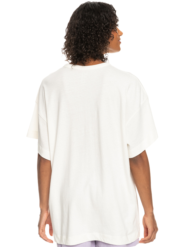 4 Sweet Flowers - Oversize Boyfriend-T-Shirt für Frauen Weiss ERJZT05469 Roxy