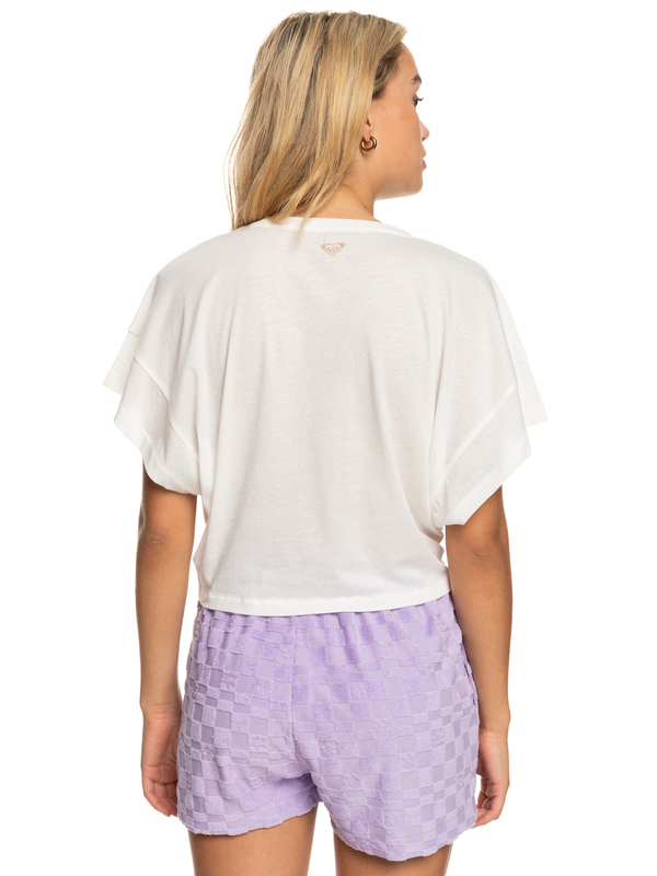 4 We Go To The Sea - Kürzeres T-Shirt für Frauen Weiss ERJZT05470 Roxy