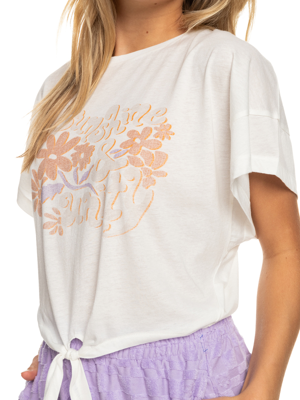 2 We Go To The Sea - Kürzeres T-Shirt für Frauen Weiss ERJZT05470 Roxy