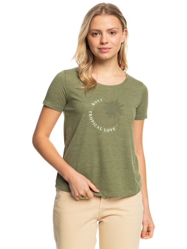 0 Chasing The Wave - Camiseta para Mujer Verde ERJZT05474 Roxy