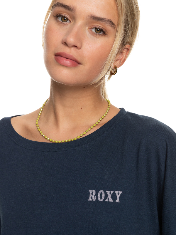 2 Tiki And Surf - Camiseta oversize de corte cuadrado para Mujer  ERJZT05476 Roxy