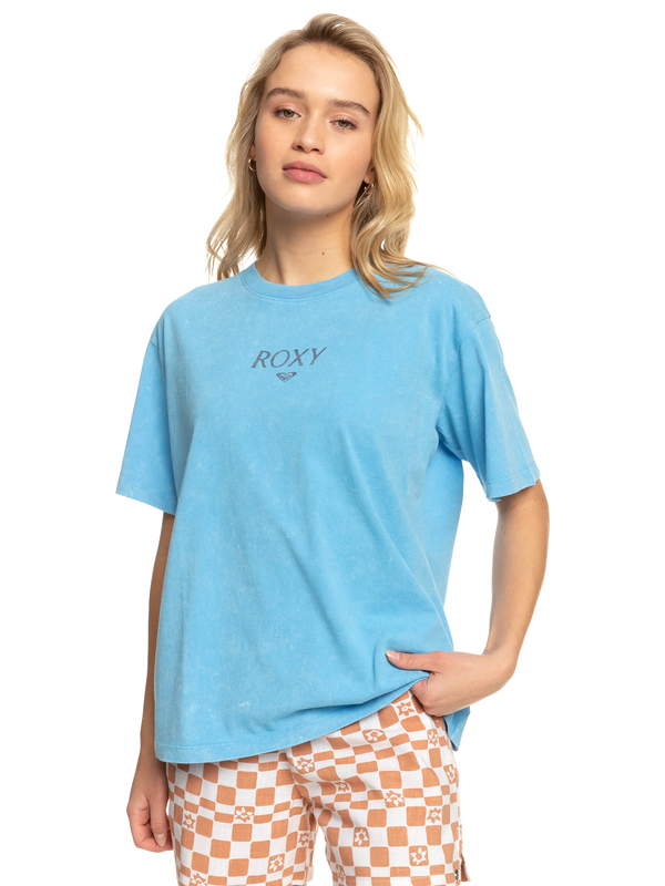 0 Moonlight Sunset A - T-shirt coupe boyfriend oversize pour Femme Bleu ERJZT05480 Roxy