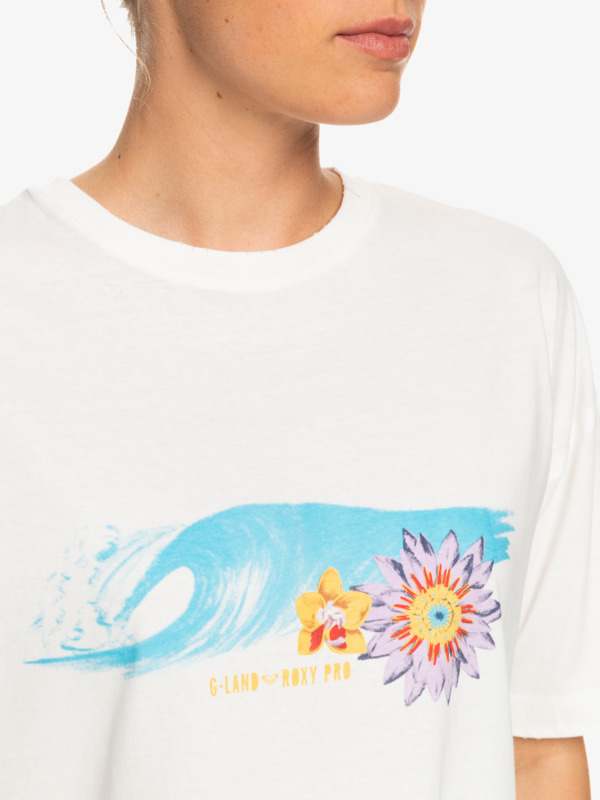 2 G-Land – Camiseta oversize para mujer  ERJZT05518 Roxy