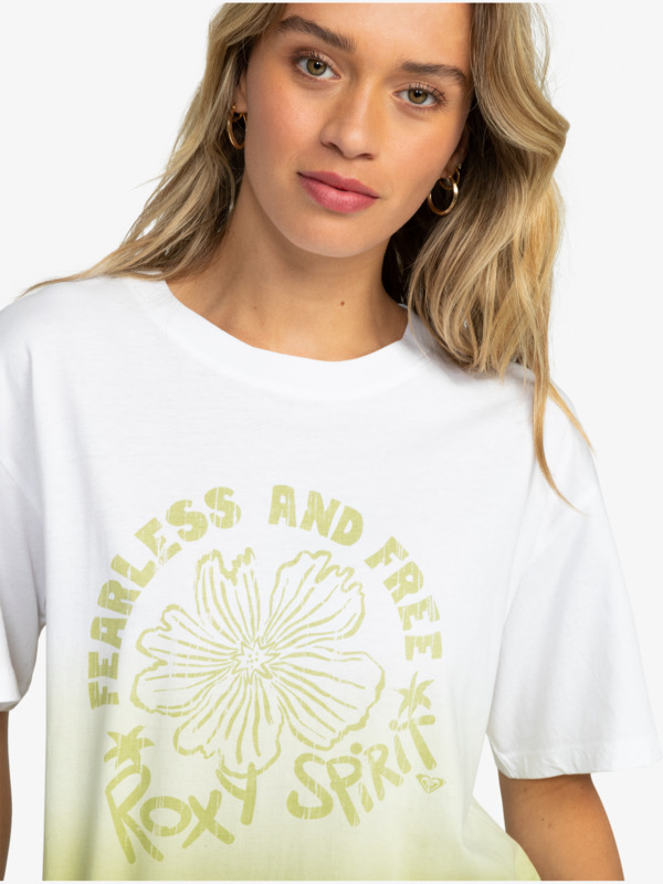2 You Told Me A - Oversized T-Shirt for Women Green ERJZT05594 Roxy