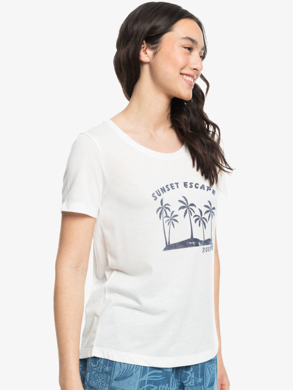 1 Chasing The Wave - T-shirt para Mulher Branco ERJZT05666 Roxy