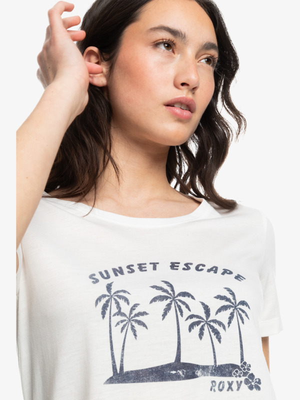 2 Chasing The Wave - T-shirt para Mulher Branco ERJZT05666 Roxy