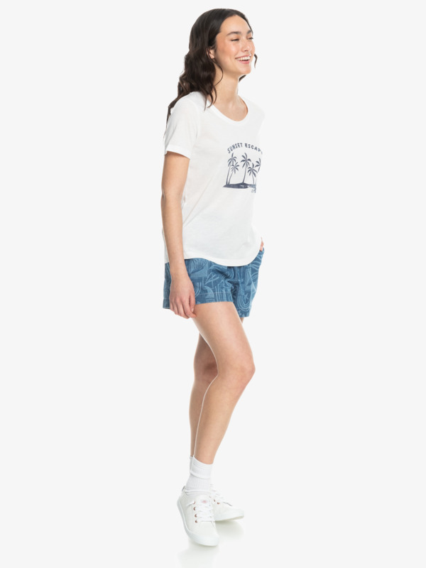 3 Chasing The Wave - T-shirt pour Femme Blanc ERJZT05666 Roxy