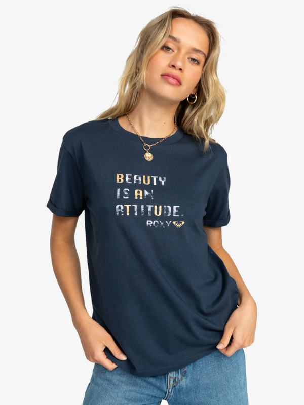 0 Sparkle Evening Attitude - T-Shirt pour Femme Bleu ERJZT05709 Roxy