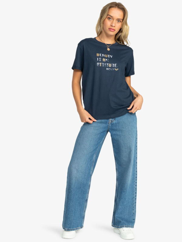 3 Sparkle Evening Attitude - T-Shirt pour Femme Bleu ERJZT05709 Roxy