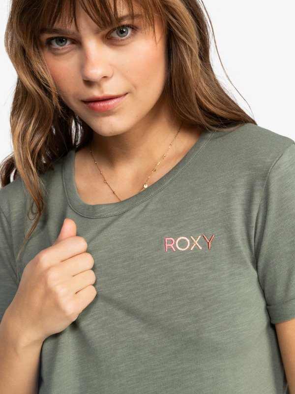 2 Saturdaze - T-Shirt à manches courtes pour Femme Vert ERJZT05731 Roxy