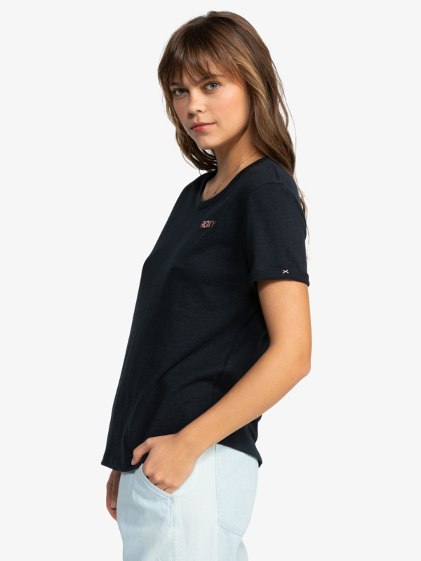 1 Saturdaze - T-Shirt à manches courtes pour Femme Noir ERJZT05731 Roxy