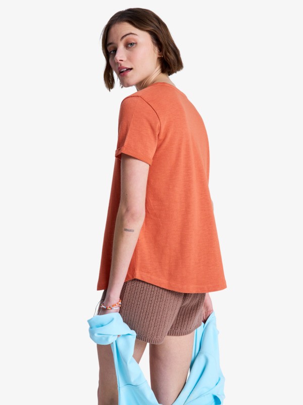 3 Saturdaze - Camiseta de manga corta para Mujer Rosa ERJZT05731 Roxy