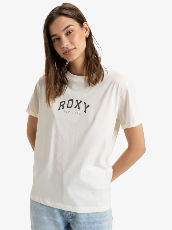 0 Noon Ocean - T-shirt à manches courtes pour Femme Blanc ERJZT05793 Roxy