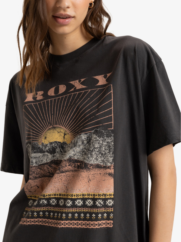 3 Dreamers - T-Shirt für Frauen Schwarz ERJZT05810 Roxy