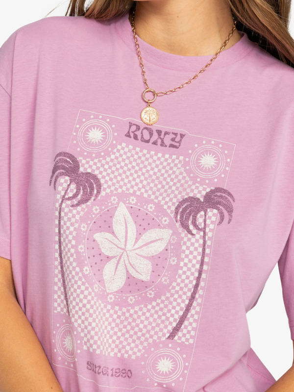 2 Dreamers - T-shirt met Korte mouw voor Dames Purple ERJZT05813 Roxy