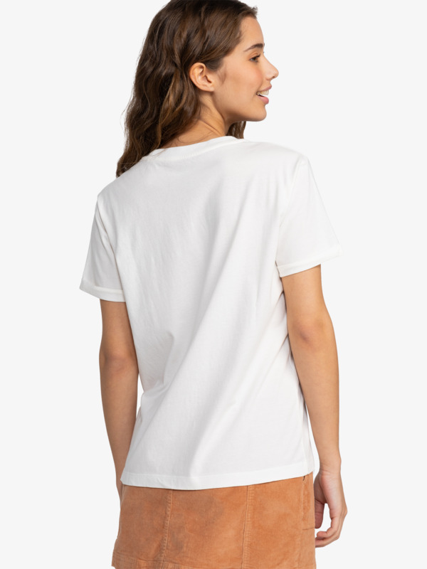 4 Noon Ocean Art - T-shirt met Korte mouw voor Dames White ERJZT05819 Roxy