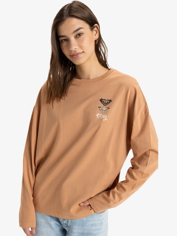 0 Dune Explorer - T-shirt de mangas compridas para Mulher Marrom ERJZT05820 Roxy