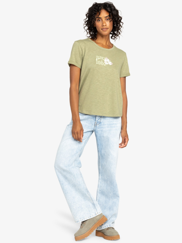 4 Ocean After - T-shirt de mangas curtas para Mulher  ERJZT05822 Roxy